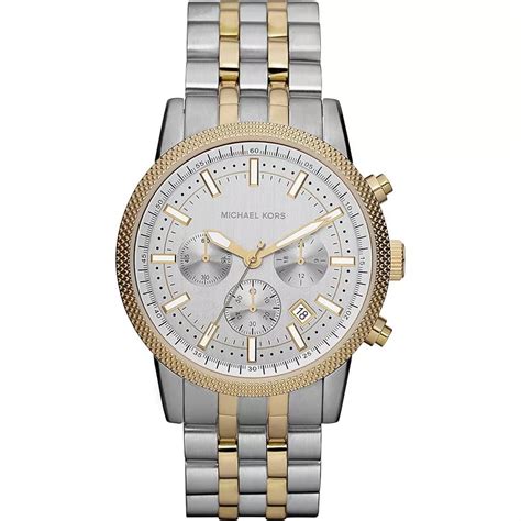 michael kors scout chronograph watch|Michael Kors stainless steel watch.